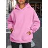 imageTrendy Queen Womens Oversized Hoodies Fleece Sweatshirts Fall Fashion 2025 Pullover Sweaters Winter ClothesPink