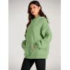 imageTrendy Queen Womens Oversized Hoodies Fleece Sweatshirts Fall Fashion 2025 Pullover Sweaters Winter ClothesSage Green