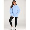 imageTrendy Queen Womens Oversized Hoodies Fleece Sweatshirts Fall Fashion 2025 Pullover Sweaters Winter ClothesSky Blue