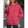 imageTrendy Queen Womens Oversized Hoodies Fleece Sweatshirts Fall Fashion 2025 Pullover Sweaters Winter ClothesWatermelon