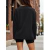 imageTrendy Queen Womens Oversized Long Sleeve T Shirts 2025 Basic Crewneck Tee Fall Tops Casual Workout Y2K ClothesBlack