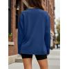 imageTrendy Queen Womens Oversized Long Sleeve T Shirts 2025 Basic Crewneck Tee Fall Tops Casual Workout Y2K ClothesBlue