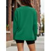 imageTrendy Queen Womens Oversized Long Sleeve T Shirts 2025 Basic Crewneck Tee Fall Tops Casual Workout Y2K ClothesGreen