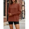 imageTrendy Queen Womens Oversized Long Sleeve T Shirts 2025 Basic Crewneck Tee Fall Tops Casual Workout Y2K ClothesMaple