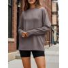 imageTrendy Queen Womens Oversized Long Sleeve T Shirts 2025 Basic Crewneck Tee Fall Tops Casual Workout Y2K ClothesNetmeg