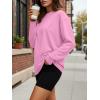 imageTrendy Queen Womens Oversized Long Sleeve T Shirts 2025 Basic Crewneck Tee Fall Tops Casual Workout Y2K ClothesPink