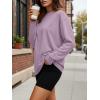 imageTrendy Queen Womens Oversized Long Sleeve T Shirts 2025 Basic Crewneck Tee Fall Tops Casual Workout Y2K ClothesPurple