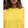 imageTrendy Queen Womens Oversized Long Sleeve T Shirts 2025 Basic Crewneck Tee Fall Tops Casual Workout Y2K ClothesYellow