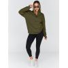 imageTrendy Queen Womens Oversized Sweatshirts Fall Sweaters Fashion Hoodies Half Zip Pullover Long Sleeve Shirts ClothesArmygreen