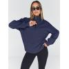 imageTrendy Queen Womens Oversized Sweatshirts Fall Sweaters Fashion Hoodies Half Zip Pullover Long Sleeve Shirts ClothesDarkblue