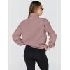 imageTrendy Queen Womens Oversized Sweatshirts Fall Sweaters Fashion Hoodies Half Zip Pullover Long Sleeve Shirts ClothesDarkpink