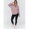 imageTrendy Queen Womens Oversized Sweatshirts Fall Sweaters Fashion Hoodies Half Zip Pullover Long Sleeve Shirts ClothesDarkpink