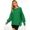 imageTrendy Queen Womens Oversized Sweatshirts Hoodies Crewneck Shirts Fall Outfits Teen Girls Y2k Winter ClothesGrassgreen
