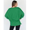 imageTrendy Queen Womens Oversized Sweatshirts Hoodies Crewneck Shirts Fall Outfits Teen Girls Y2k Winter ClothesGrassgreen