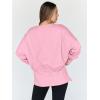 imageTrendy Queen Womens Oversized Sweatshirts Hoodies Crewneck Shirts Fall Outfits Teen Girls Y2k Winter ClothesPink