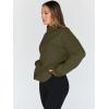imageTrendy Queen Womens Oversized Sweatshirts Turtleneck Pullover Long Sleeve Hoodies Tops Fall Fashion Outfits 2025 ClothesArmygreen