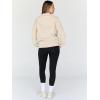 imageTrendy Queen Womens Oversized Sweatshirts Turtleneck Pullover Long Sleeve Hoodies Tops Fall Fashion Outfits 2025 ClothesBeige