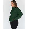 imageTrendy Queen Womens Oversized Sweatshirts Turtleneck Pullover Long Sleeve Hoodies Tops Fall Fashion Outfits 2025 ClothesDarkgreen