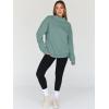 imageTrendy Queen Womens Oversized Sweatshirts Turtleneck Pullover Long Sleeve Hoodies Tops Fall Fashion Outfits 2025 ClothesGreen