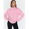 imageTrendy Queen Womens Oversized Sweatshirts Turtleneck Pullover Long Sleeve Hoodies Tops Fall Fashion Outfits 2025 ClothesLightpink