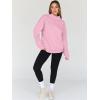 imageTrendy Queen Womens Oversized Sweatshirts Turtleneck Pullover Long Sleeve Hoodies Tops Fall Fashion Outfits 2025 ClothesLightpink