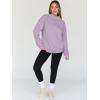 imageTrendy Queen Womens Oversized Sweatshirts Turtleneck Pullover Long Sleeve Hoodies Tops Fall Fashion Outfits 2025 ClothesLightpurple