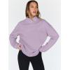 imageTrendy Queen Womens Oversized Sweatshirts Turtleneck Pullover Long Sleeve Hoodies Tops Fall Fashion Outfits 2025 ClothesLightpurple