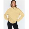 imageTrendy Queen Womens Oversized Sweatshirts Turtleneck Pullover Long Sleeve Hoodies Tops Fall Fashion Outfits 2025 ClothesLightyellow