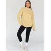 imageTrendy Queen Womens Oversized Sweatshirts Turtleneck Pullover Long Sleeve Hoodies Tops Fall Fashion Outfits 2025 ClothesLightyellow