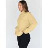imageTrendy Queen Womens Oversized Sweatshirts Turtleneck Pullover Long Sleeve Hoodies Tops Fall Fashion Outfits 2025 ClothesLightyellow