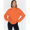 imageTrendy Queen Womens Oversized Sweatshirts Turtleneck Pullover Long Sleeve Hoodies Tops Fall Fashion Outfits 2025 ClothesOrange