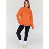 imageTrendy Queen Womens Oversized Sweatshirts Turtleneck Pullover Long Sleeve Hoodies Tops Fall Fashion Outfits 2025 ClothesOrange