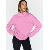 imageTrendy Queen Womens Oversized Sweatshirts Turtleneck Pullover Long Sleeve Hoodies Tops Fall Fashion Outfits 2025 ClothesPink