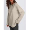 imageTrendy Queen Womens Oversized T Shirts Long Sleeve Shirts Casual Fall Fashion 2025 Winter ClothesBeige