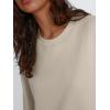 imageTrendy Queen Womens Oversized T Shirts Long Sleeve Shirts Casual Fall Fashion 2025 Winter ClothesBeige