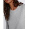 imageTrendy Queen Womens Oversized T Shirts Long Sleeve Shirts Casual Fall Fashion 2025 Winter ClothesGrey