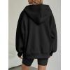 imageTrendy Queen Womens Oversized V Neck Hoodies with Thumb Hole Pullover Sweatshirts Y2k Clothes Fall Fashion Outfits 2025Black
