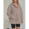 imageTrendy Queen Womens Oversized V Neck Hoodies with Thumb Hole Pullover Sweatshirts Y2k Clothes Fall Fashion Outfits 2025Coffeegrey