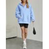 imageTrendy Queen Womens Oversized V Neck Hoodies with Thumb Hole Pullover Sweatshirts Y2k Clothes Fall Fashion Outfits 2025Skyblue