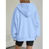 imageTrendy Queen Womens Oversized V Neck Hoodies with Thumb Hole Pullover Sweatshirts Y2k Clothes Fall Fashion Outfits 2025Skyblue