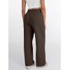 imageTrendy Queen Womens Wide Leg Sweatpants High Waisted Baggy Lounge Pants Drawstring Athletic Flared Joggers with PocketsBrown