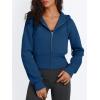 imageTrendy Queen Womens Zip Up Cropped Hoodies Long Sleeve Sweatshirts Jackets Fall Fashion 2024 Y2k Winter ClothesBlue