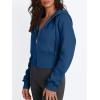 imageTrendy Queen Womens Zip Up Cropped Hoodies Long Sleeve Sweatshirts Jackets Fall Fashion 2024 Y2k Winter ClothesBlue