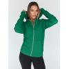 imageTrendy Queen Womens Zip Up Hoodies Fleece Jackets Oversized Sweatshirts Fall Fashion Outfits Sweaters Winter ClothesGrassgreen