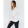 imageTrendy Queen Womens Zip Up Hoodies Fleece Jackets Oversized Sweatshirts Fall Fashion Outfits Sweaters Winter ClothesWhite
