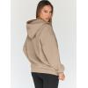 imageTrendy Queen Womens Zip Up Hoodies Oversized Sweatshirts Fall School Fashion Outfits Casual Jackets 2025 Winter ClothesDark Khaki