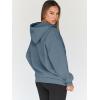 imageTrendy Queen Womens Zip Up Hoodies Oversized Sweatshirts Fall School Fashion Outfits Casual Jackets 2025 Winter ClothesDusty Blue