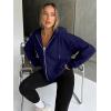 imageTrendy Queen Womens Zip Up Hoodies Oversized Sweatshirts Fall School Fashion Outfits Casual Jackets 2025 Winter ClothesNavy Blue