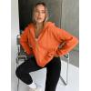 imageTrendy Queen Womens Zip Up Hoodies Oversized Sweatshirts Fall School Fashion Outfits Casual Jackets 2025 Winter ClothesOrange