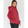 imageTrendy Queen Womens Zip Up Hoodies Oversized Sweatshirts Fall School Fashion Outfits Casual Jackets 2025 Winter ClothesRed